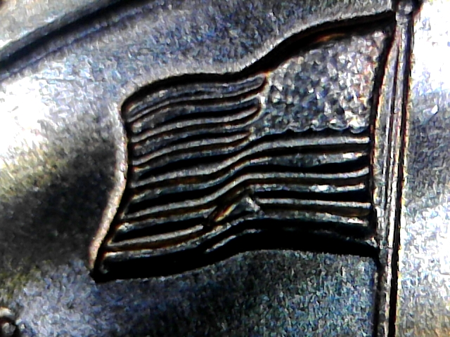 2019-S-Quarter-?-Die-Chipon-US-Flag.-Die-Brake-On-Right-Side-Flag.