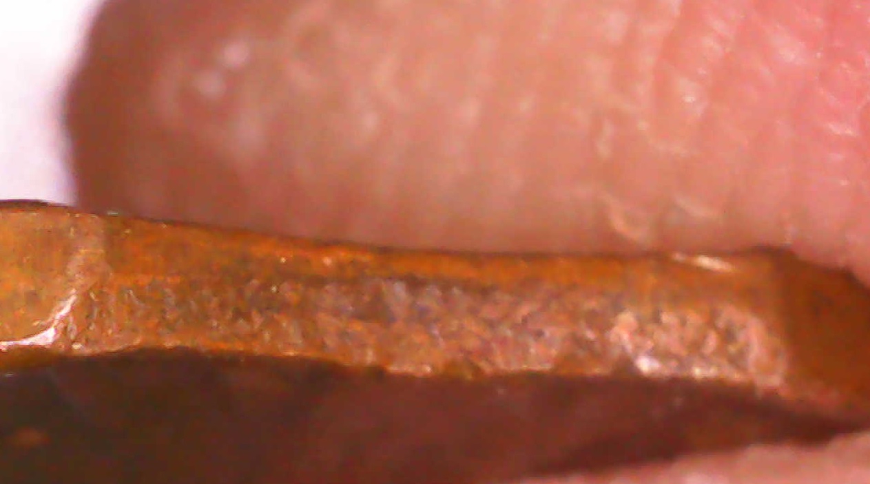 1960-Lincoln-Penny---Double-Clipped-Planchet?