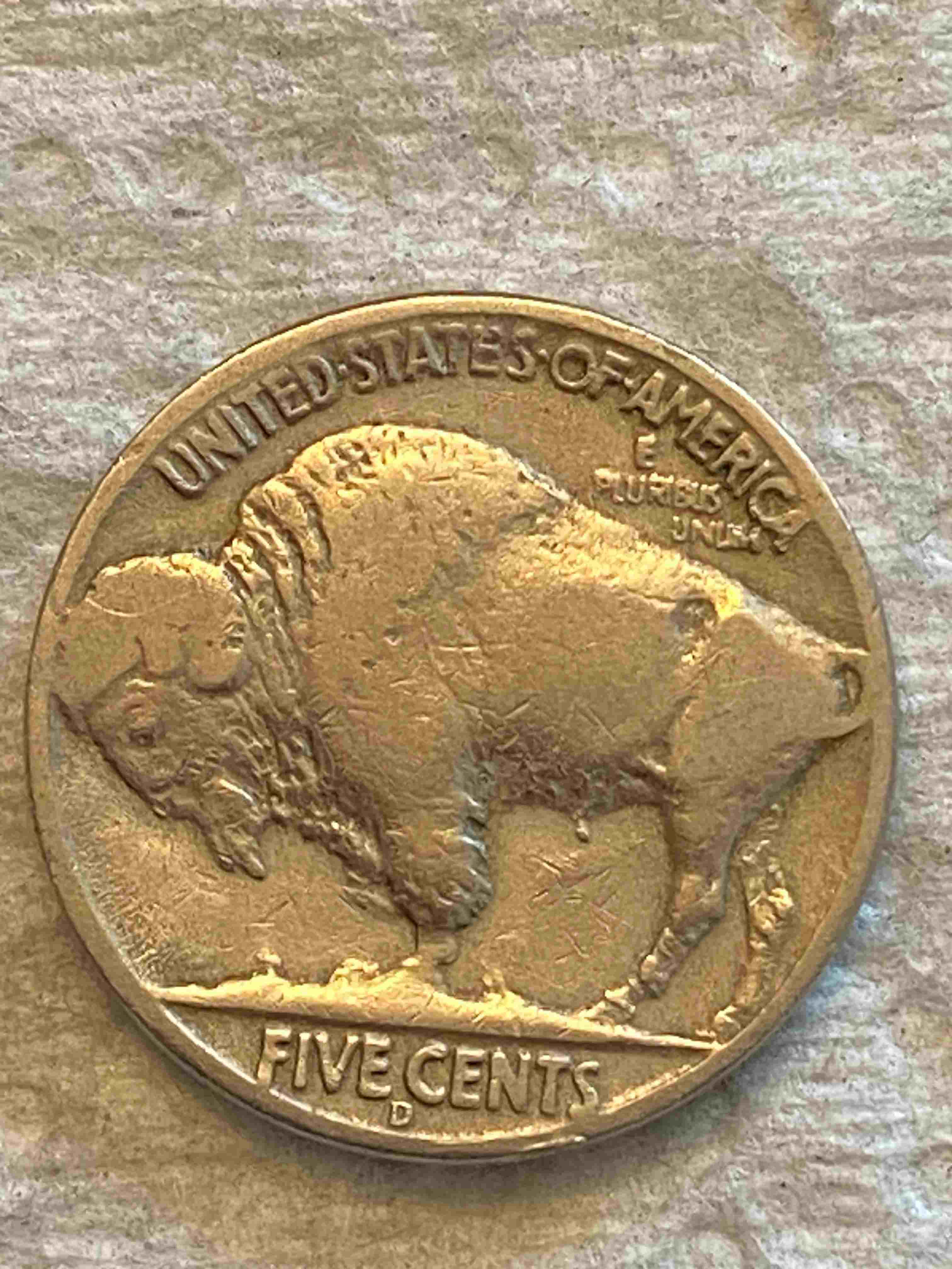 3-Legged-1937-D-Buffalo-Nickel---Grading