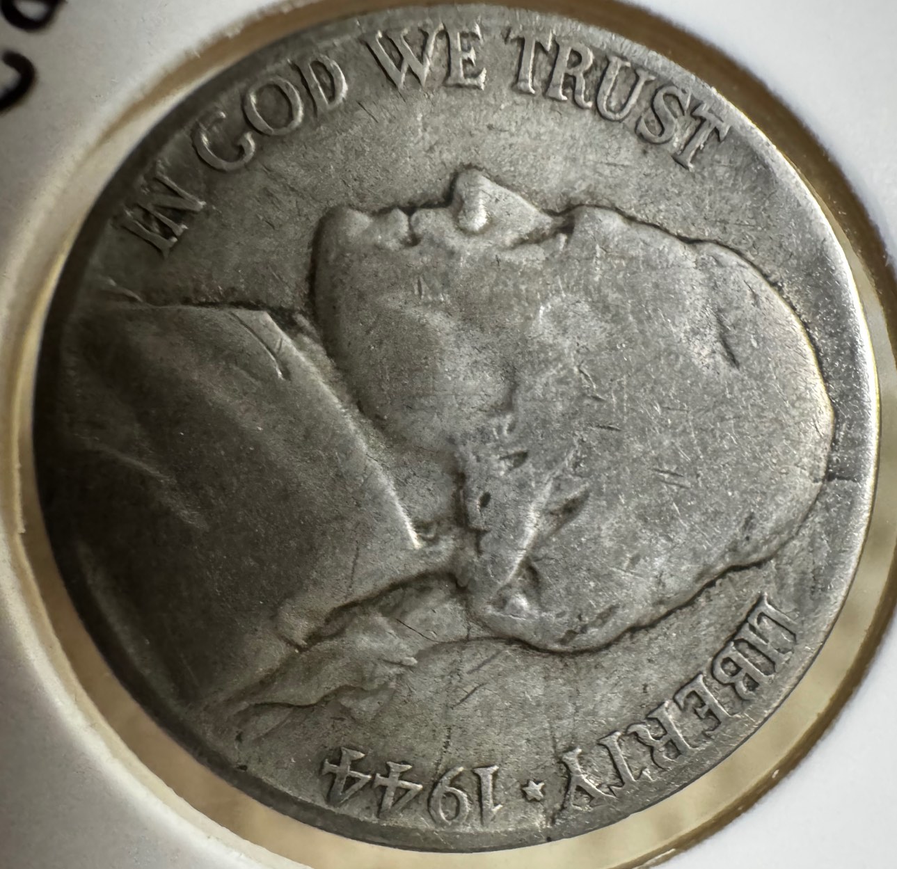 1944-P-War-Nickel-Lamination-Missing-The-