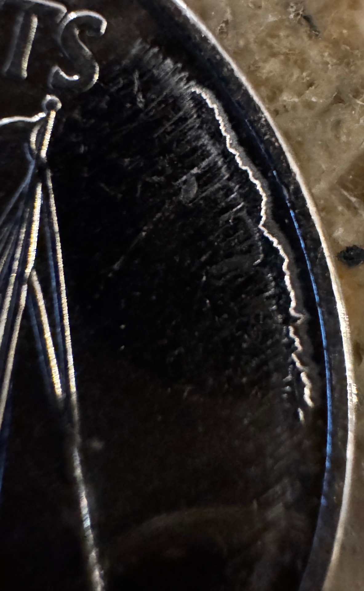 Bahamas-2015-Quarter-25cents---Line-Of-Rim-Metal