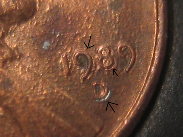 1989-D-Lincoln-Memorial-Cent-With-Bumpy-Looking-Surface