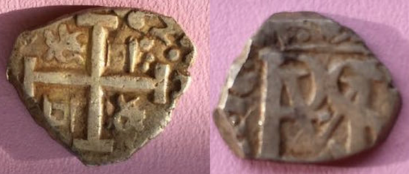 Spanish-Cob-1/2-Real-Identification-Help-Id:-17th-Century-Potosi-1/2-Real-Cob