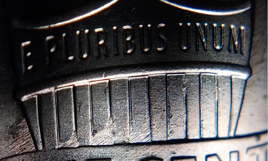 2023-P-Lincoln-Cent-With-Nice-Feeder-Finger-Die-Scrapes-.-Or?