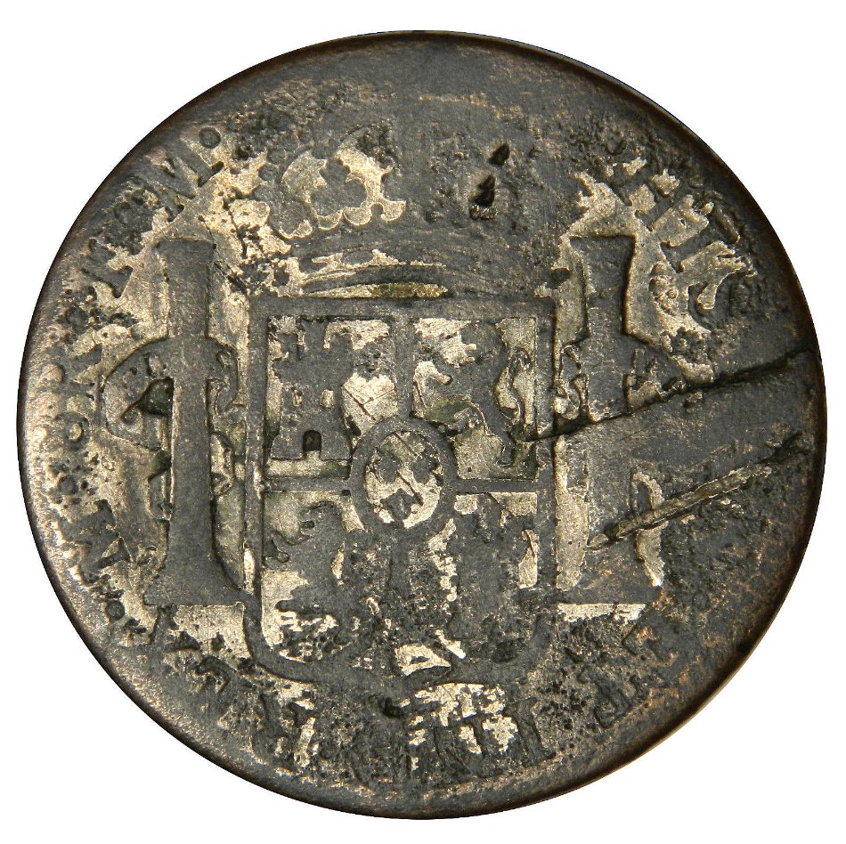 1794-8-Reales---Silver-Plated-Copper-Contemporary-Counterfeit---Value?