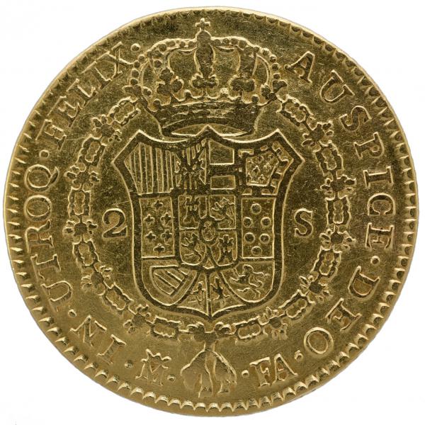 1807-FA-Spain-2-Escudos-Gold-Coin