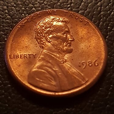 1986-Lincoln-Cent-Error?