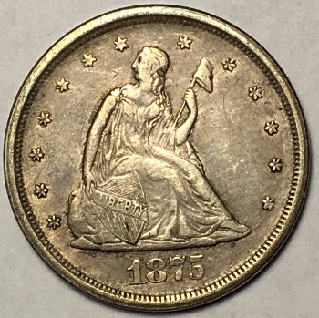 1875-S-Twenty-Cent-Piece-For-Grading