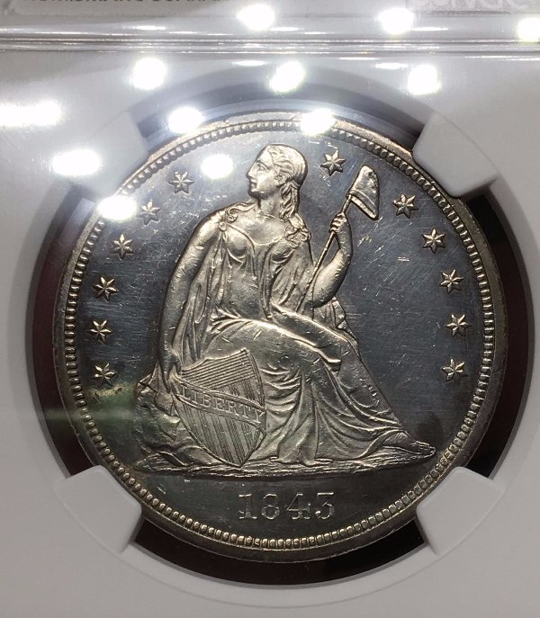 1843-Seated-Liberty-Dollar-For-Grading
