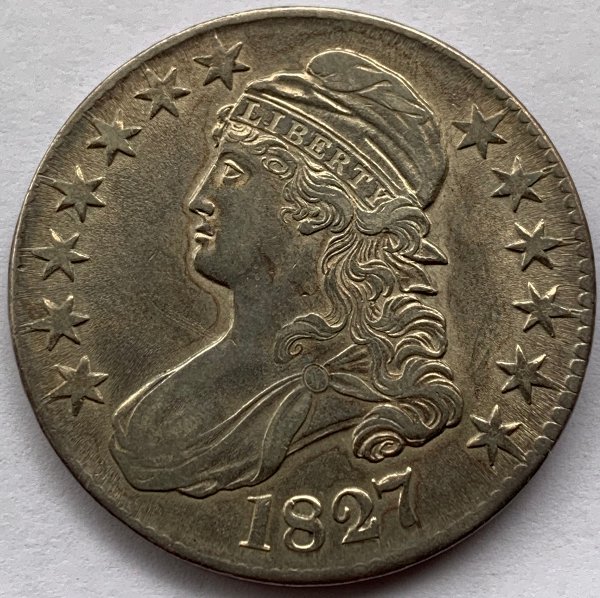 1827-Capped-Bust-Half-Dollar-For-Grading