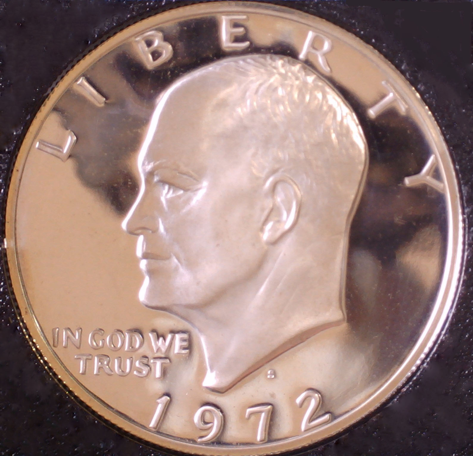 1972-S-Proof-Ike-Before/After-Acetone-Wash