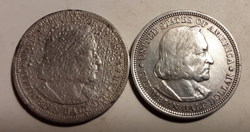1893-Columbia-Exposition-1/2-Dollar--Novelty-Or-Forgery-Or-Genuine-