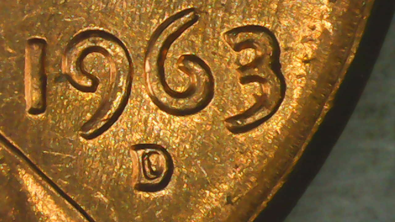 1963-D-Lincoln-Memorial-Cent-RPM-009/WRPM-009