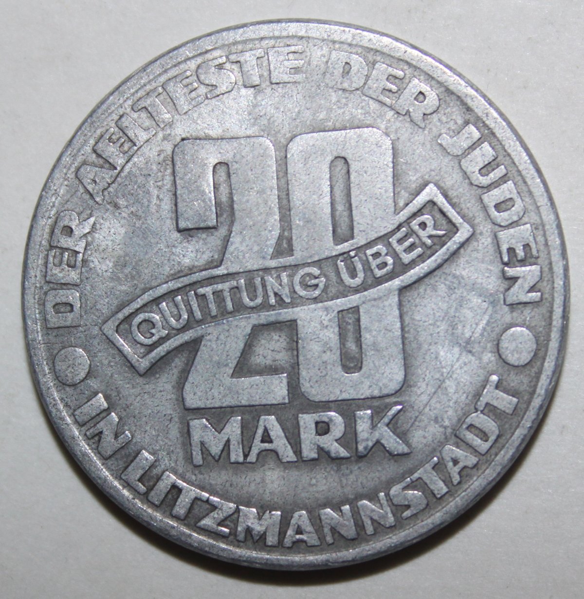 Authenticity---Lodz-Getto-1943-5-Mark,-20-Mark?