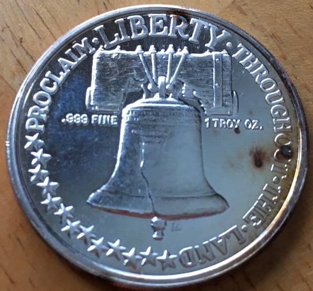 1973-Silver-1-Oz-Round-Proclaim-Liberty-Id-Private-Issue-Silver-Round