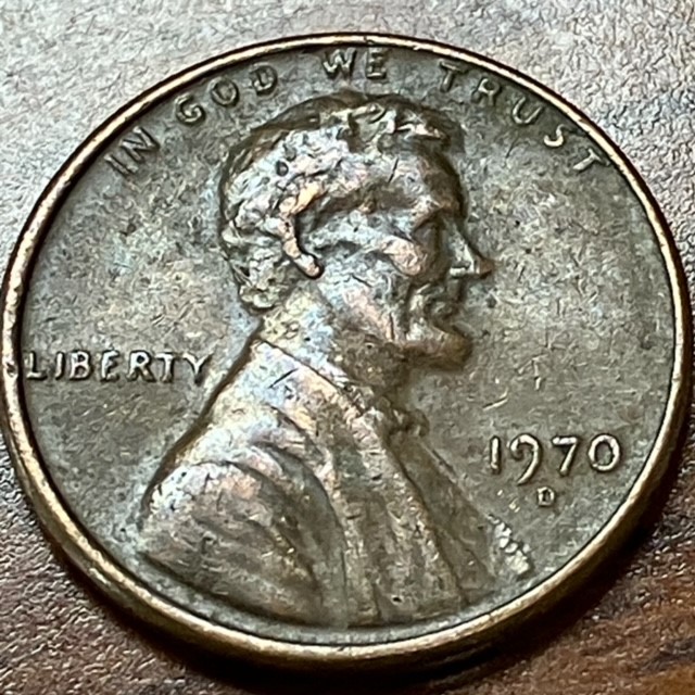 1970-D-Penny-With-Lamination-Error