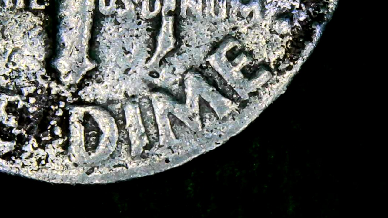 1972-I'm�not-Sure-Of-The-Mint-Dime-Why-Is-It-Deformed