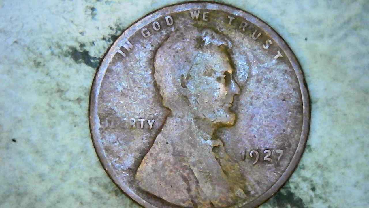1927-Cent-On-The-Reverse-I-Think-It-Has-Writing--That-Isn't-Supposed-To-Be-There