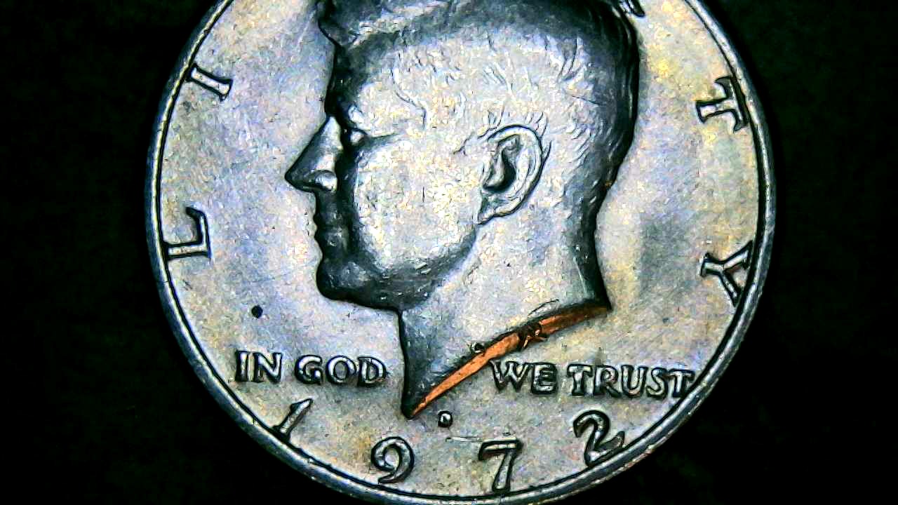 1972-Kennedy-Half-Dollar-Is-The-Word-Dollar-Doubled-Is-The-Weak-F.g-Collectible