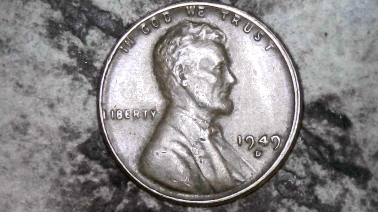 1949-D-Cent-Is-That-A-Small-Die-Chip-On-His-Ear