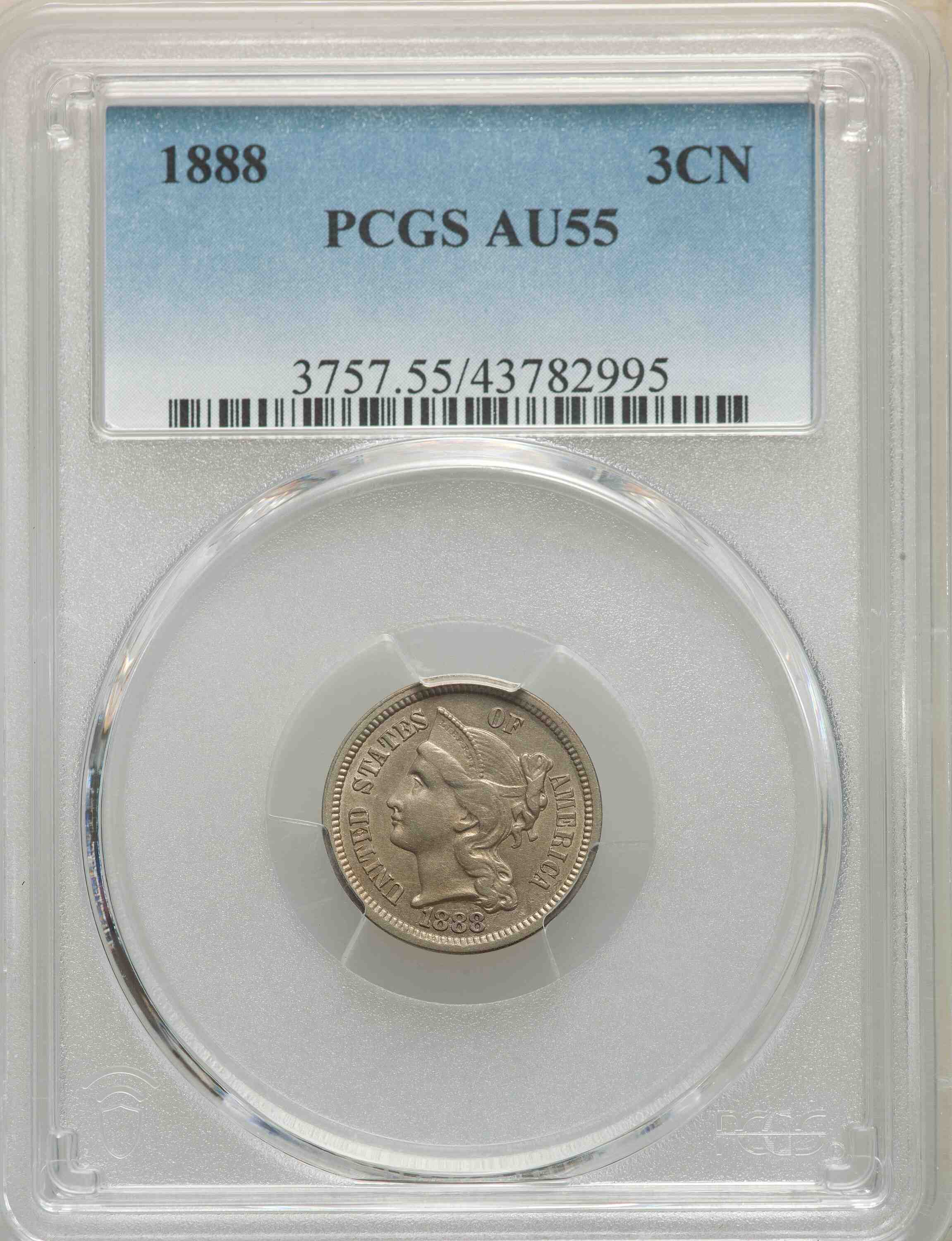 1888-Three-Cent-Nickel-PCGS:-Ogle-This-Obsolete-Coinage,-Please