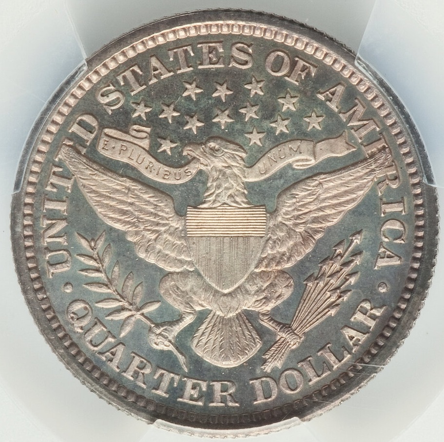 1896-Barber-Quarter-PCGS:-Invasion-Night-Auction-Win