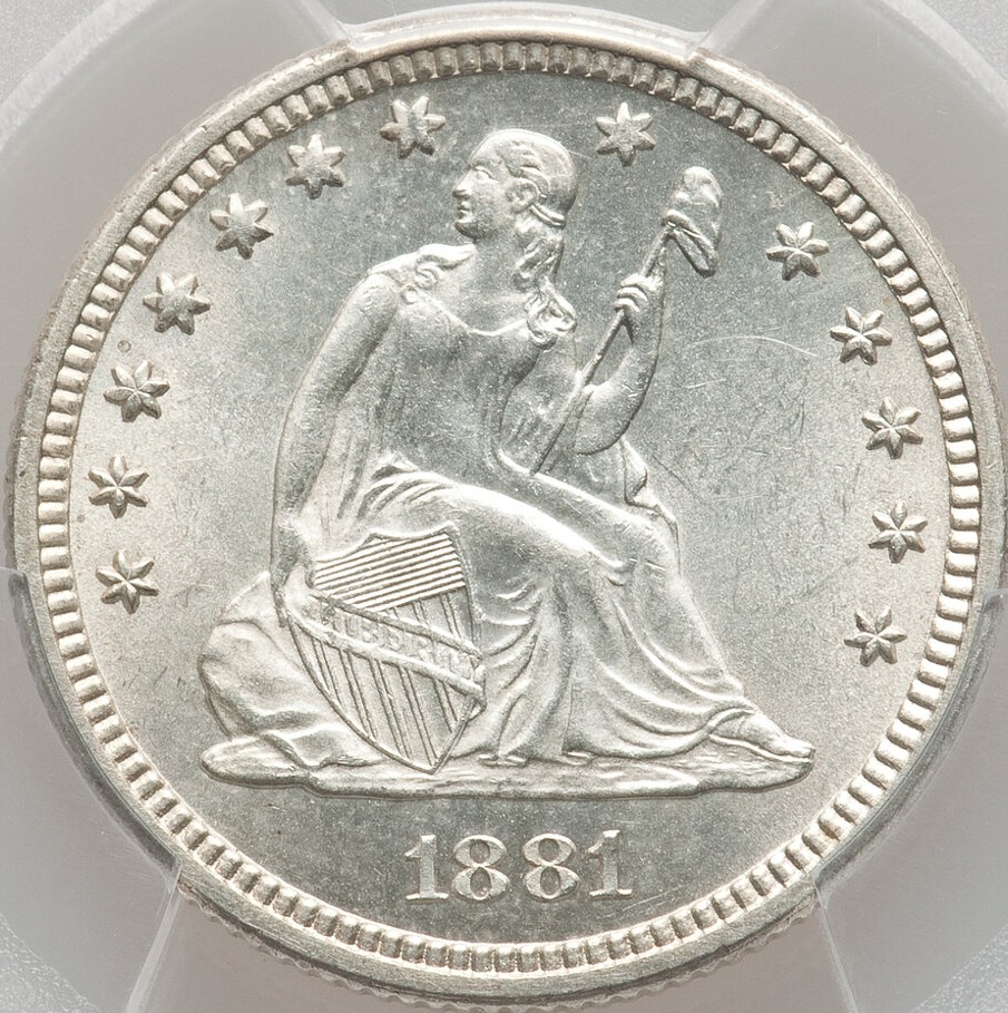 1881-Seated-Liberty-Quarter-Omg-That-Reverse!-.-You-V-PCGS