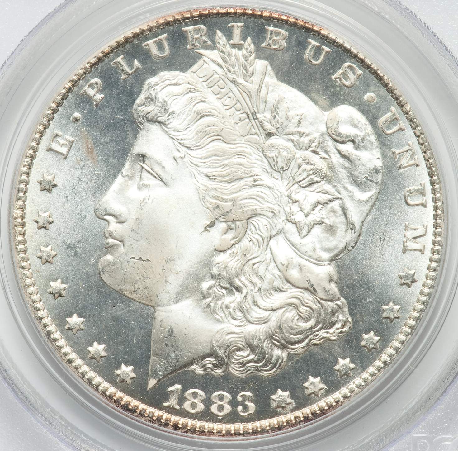 1883-CC-Morgan-PCGS:-Liberty-Walks-Into-A-Bar--.