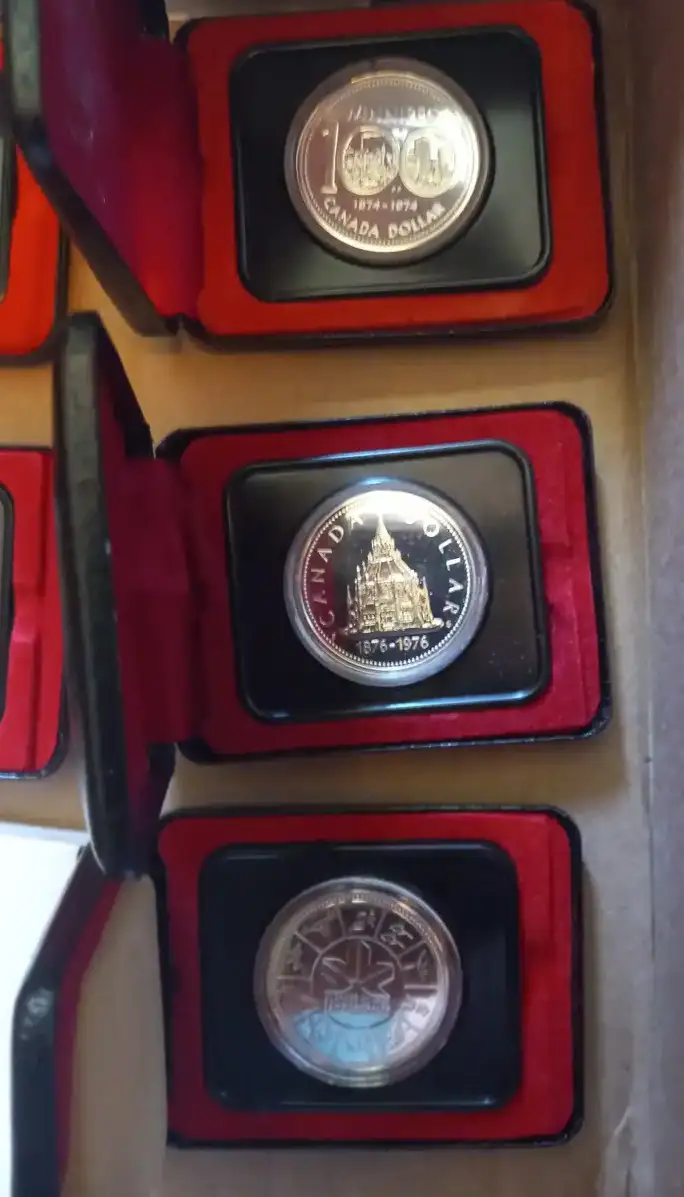 1970's-Canadian-Silver-Dollar-Commemoratives