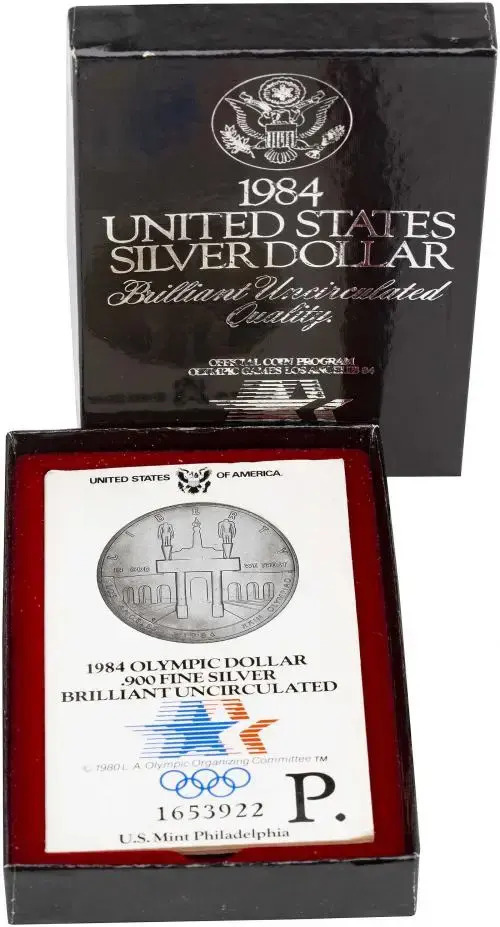 1983-&-1984-Olympic-Dollars-In-Seldom-Seen-Holders