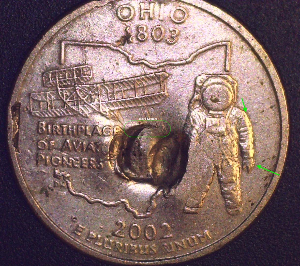 2002-Quarter-With-DDO,-DDR-And-Not-Sure-If-It-Stuck-In-Striking-Machine.