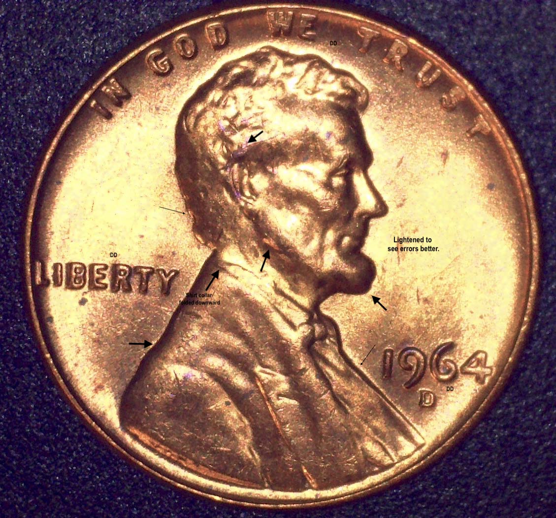 1964-D-Penny-With-A-Small-Strip-Missing-Of-It-And-I-Have-That-Piece-With-It.