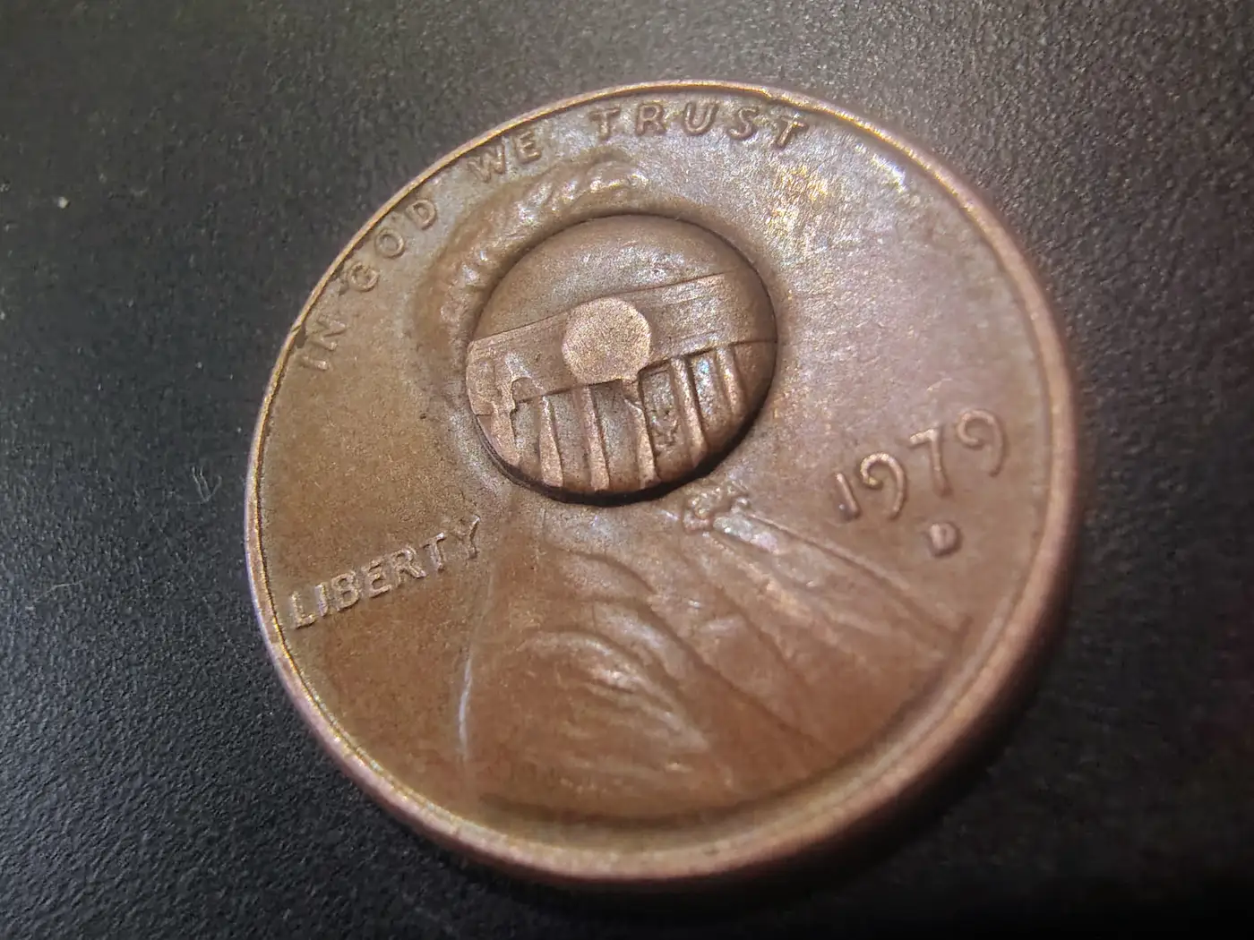 1979-D-Lincoln-Penny-Hole-Punch