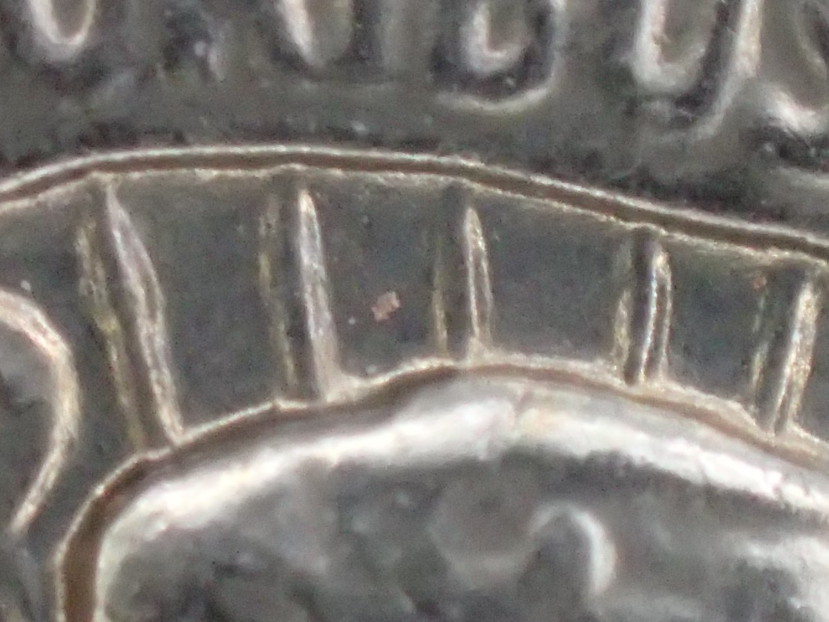 1972-Kennedy-Half-Gold-Punch-Through?