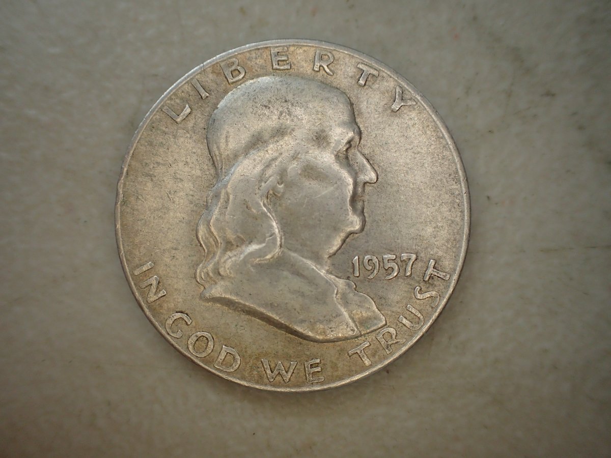 1957-D-Franklin-Mint-Mark