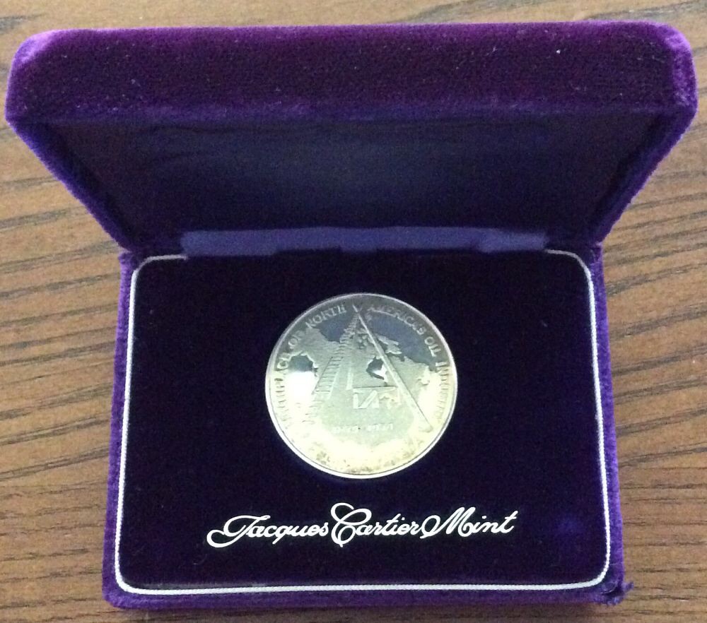 1974-Petrolia-Centennial-Token-Id:-Ontario-Municipal-And-Commemorative-Medal