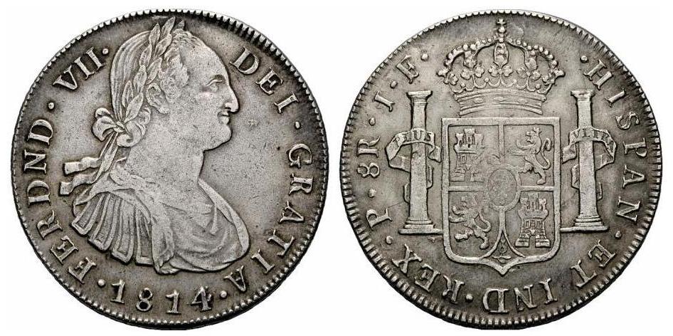 Extremely-Well-Made-1814-Popay�n-8-Reales-Counterfeit