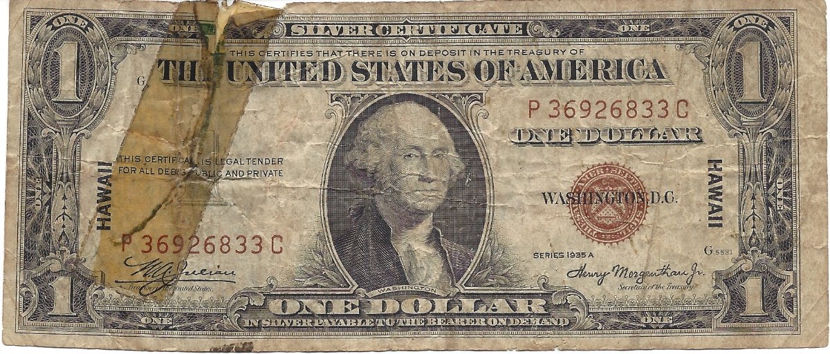 $1-Hawaii-Silver-Certificate---Problem-Note-Value
