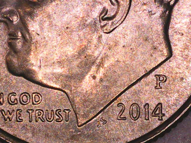 2014-P-Dime-W/Possible-Cud