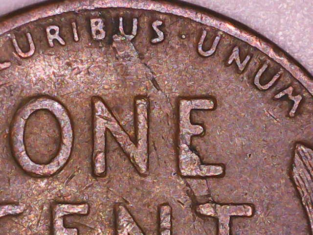 1946-D-Wheat-Penny-Laminating-Issue-On-Reverse