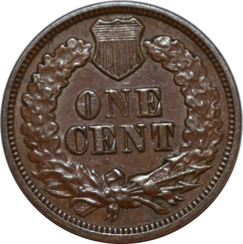 1871-Indian-Head-Cent---Shallow-N-Reverse