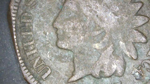 1905--Indian-Head-Penny--With-Clip-Or-Damage?