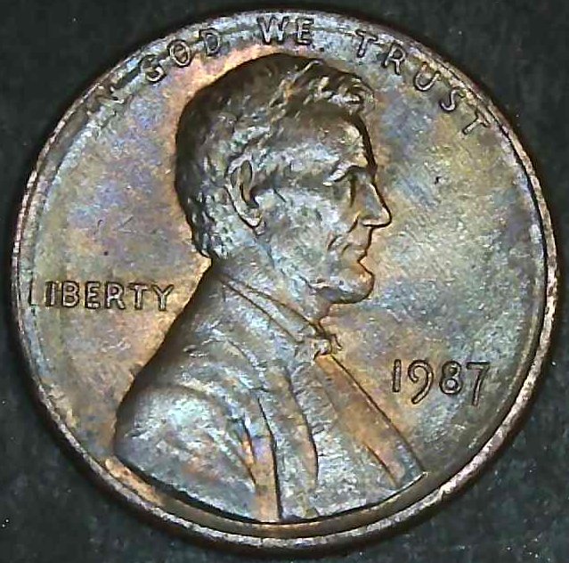 1987-Penny-With-A-Rim-Or-Bubble-?