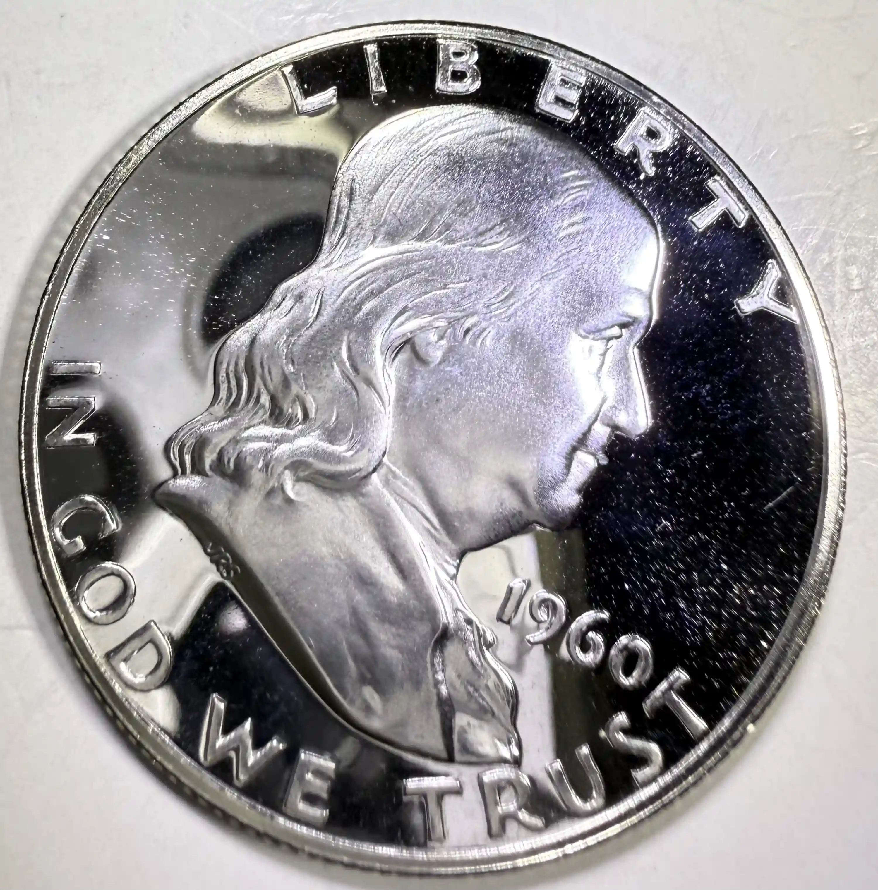 1960-Franklin-Half-Dollar---Help-With-Cam/DCAM-Designation