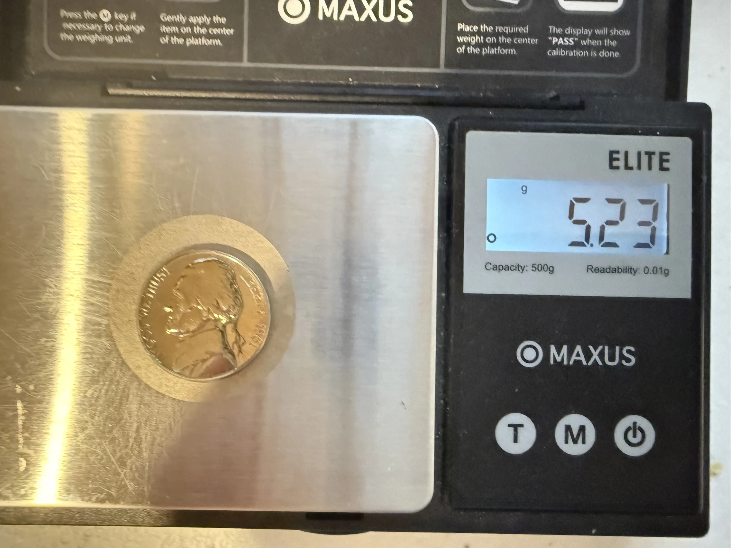 1961-Proof-Jefferson-Nickel---Overweight