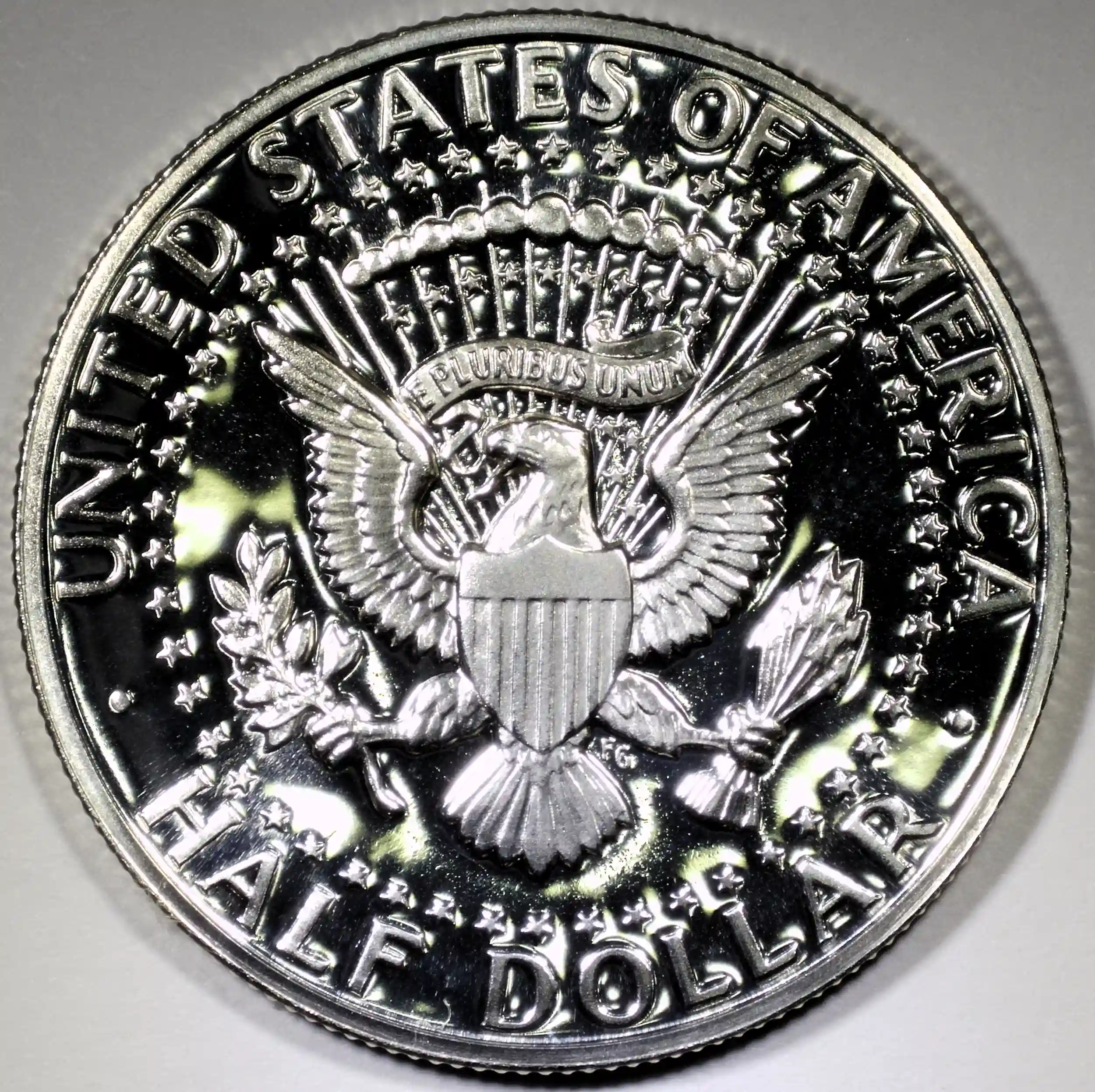 1964-Kennedy-Proof-Half-Dollar---Type-1-Reverse