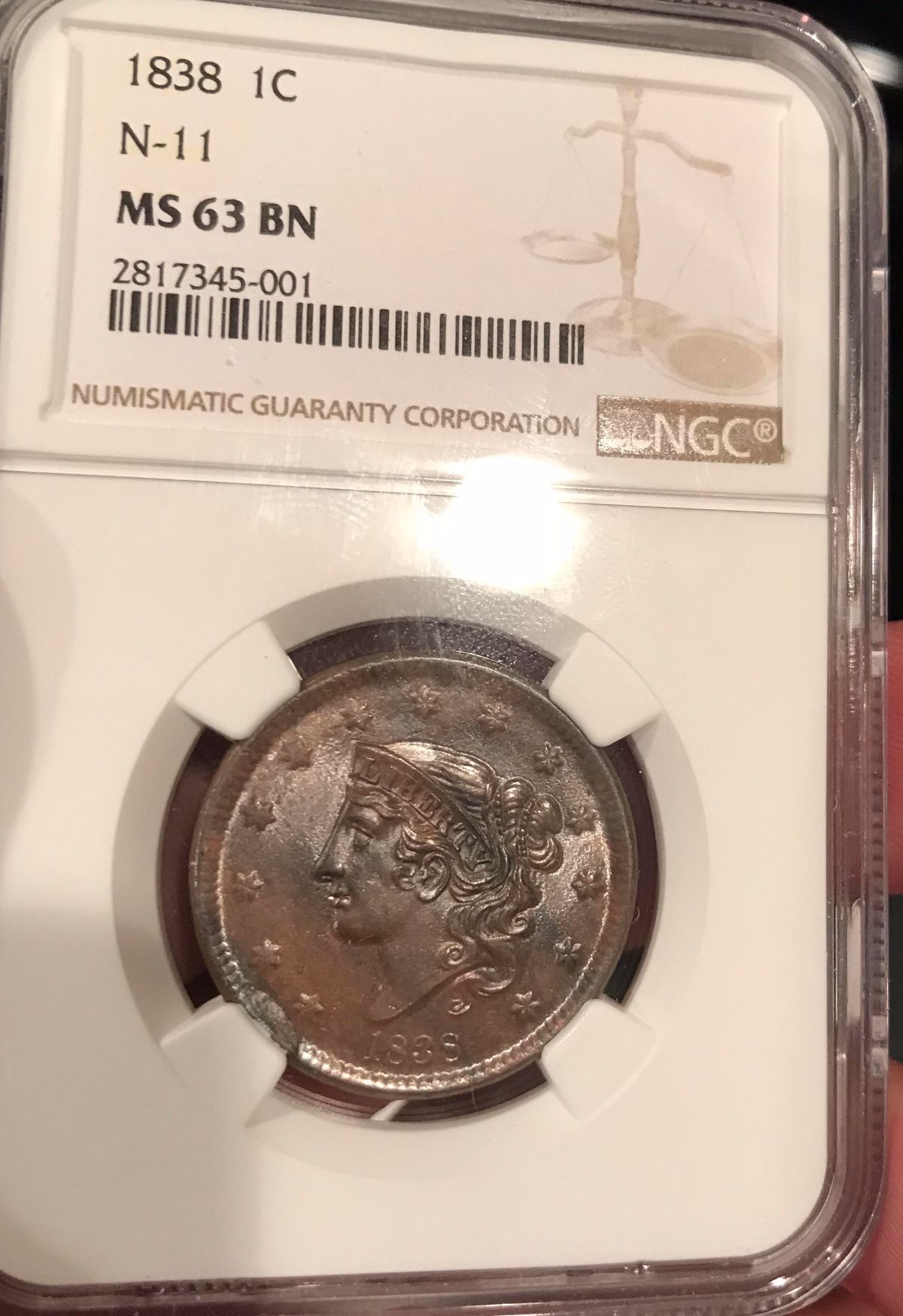 1838-N-11-Late-Die-State-Large-Cent-N-13-Will-This-