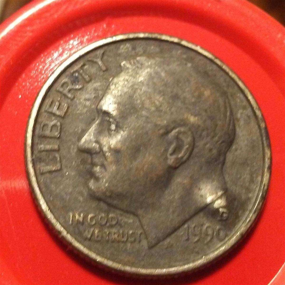 Odd-1990-D-Roosevelt-Dime