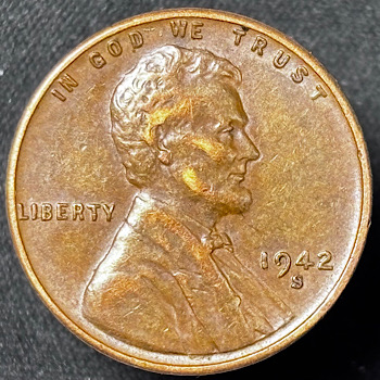 1942-S-Lincoln-Memorial-Cent.-Weight-Problem.