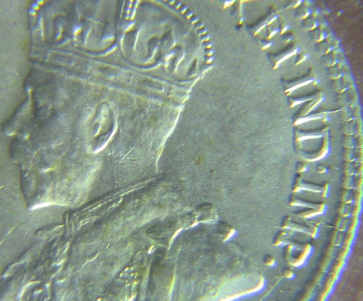 Canada-1920-5-Cent-Die-Break-Both-Sides